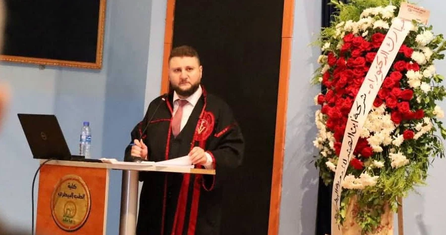 جامعة حماة تمنح درجة الدكتوراه للطالب موفق حمدو مصري