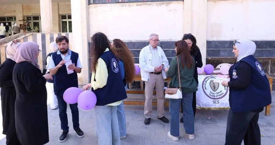 جامعة حمص تطلق فعالية التوعية بسرطان الثدي لتعزيز ثقافة الكشف المبكر