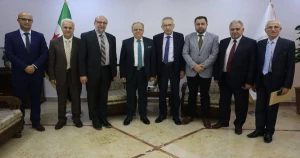 لقاء وزير التعليم العالي و البحث العلمي مع وفد من جامعة الأندلس الخاصة للعلوم الطبية