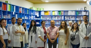 زيارة علمية لطلاب كلية الصيدلة إلى صيدلية مشفى الدكتور فرزات أيوب الجامعي