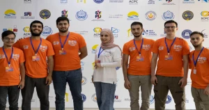جامعة AIU تتأهل للمسابقة البرمجية السورية (SCPC) وتتصدر سباق السرعة في مسابقة PU-CPC