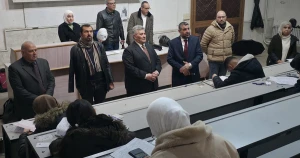 تفقد امتحانات السنة التحضيرية للكليات الطبية في جامعة حماة