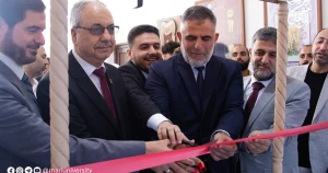 رئيس جامعة ماري الخاصة يفتتح معرض الأعمال التطبيقية لطلبة المعهد التقاني لطب الأسنان