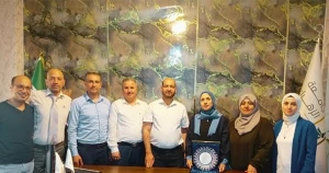 تكريم الدكتورة سمية الحسين عميدة كلية العلوم التربوية والنفسية في جامعة الزهراء سابقاً