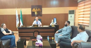 رئيس جامعة طرطوس ومدير التربية والتعليم بطرطوس يبحثان تعزيز التعاون والتنسيق بين الجانبين