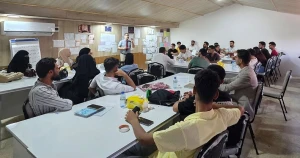 جامعة الزيتونة الدولية الخاصة تختتم مقررات طلبة كلية الإدارة بورشة عمل تطبيقية
