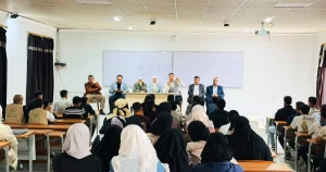 رئاسة جامعة الشام العالمية تعقد اجتماعاً مع الطلاب مع انطلاق العام الدراسي الجديد